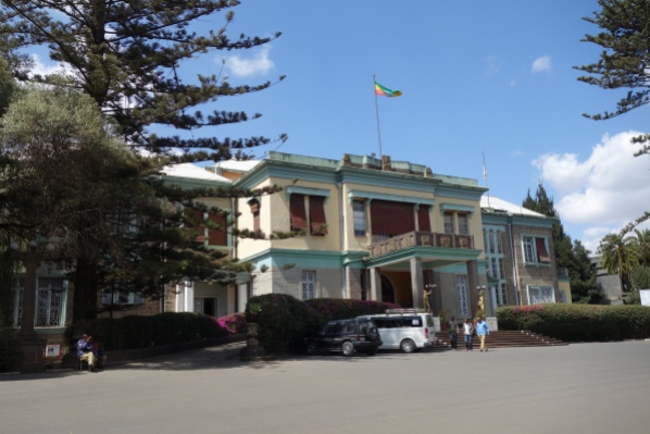 Haile Selassie's Guenete Leul palace, home to the Ethnological Museum.