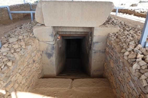 Entrance to the tomb of King Kaleb.