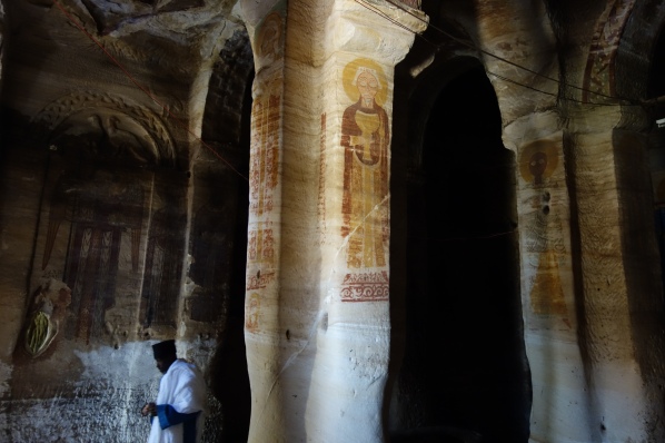 Maryam Korkor is one of the larger Tigray churches, featuring many pillars carved out of the rock.