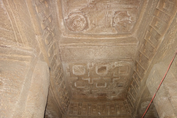 Medhane Alem Adi Kasho has ntricate ceiling carvings instead of colourful frescos.
