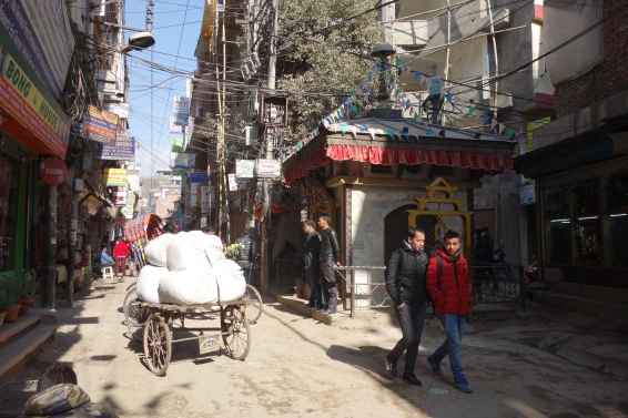 The streets of Thamel, Kathmandu.