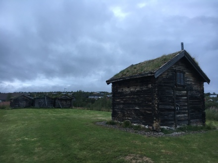 Traditional Sami houses in Guovdageaidnu.