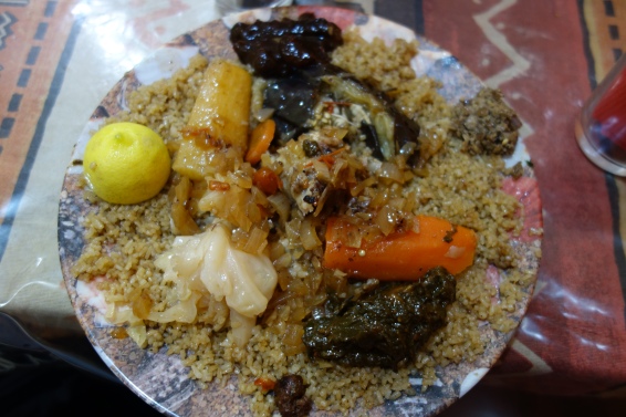 Thieboudienne, a Senegalese staple dish.